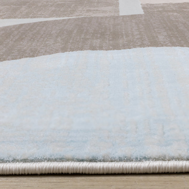 KALI Blue Brown, Abstract Rug