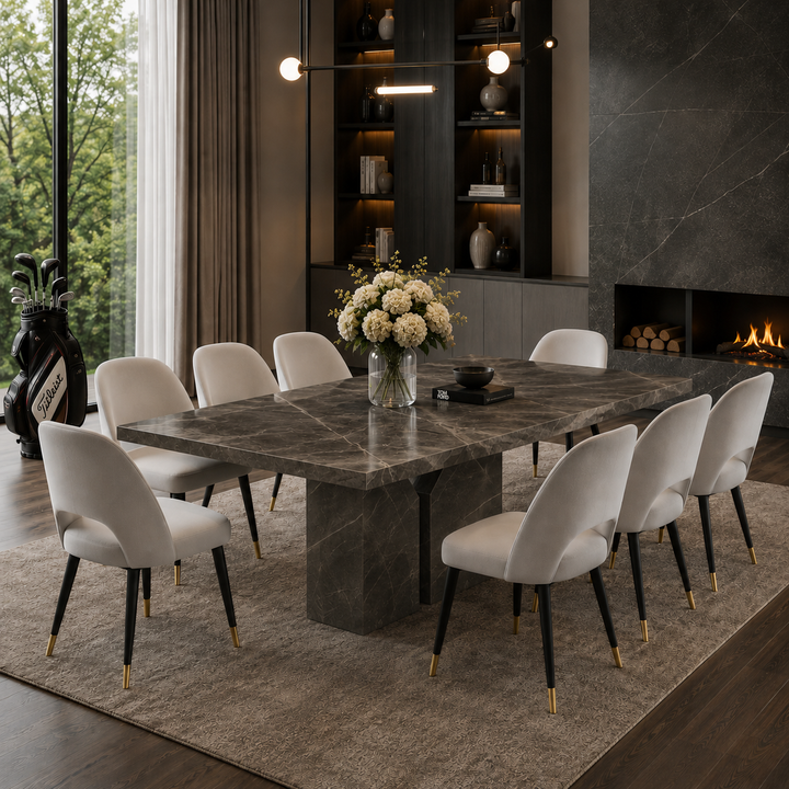 CAP Full Leather Dining Chair - Bellini