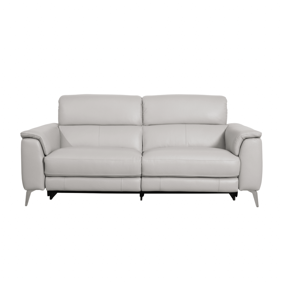 JENNY Power Motion 2.5 Seater Sofa Gray Leather