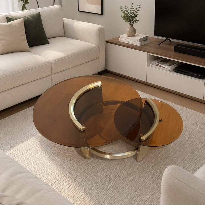 ISABELLA Glass Coffee Table