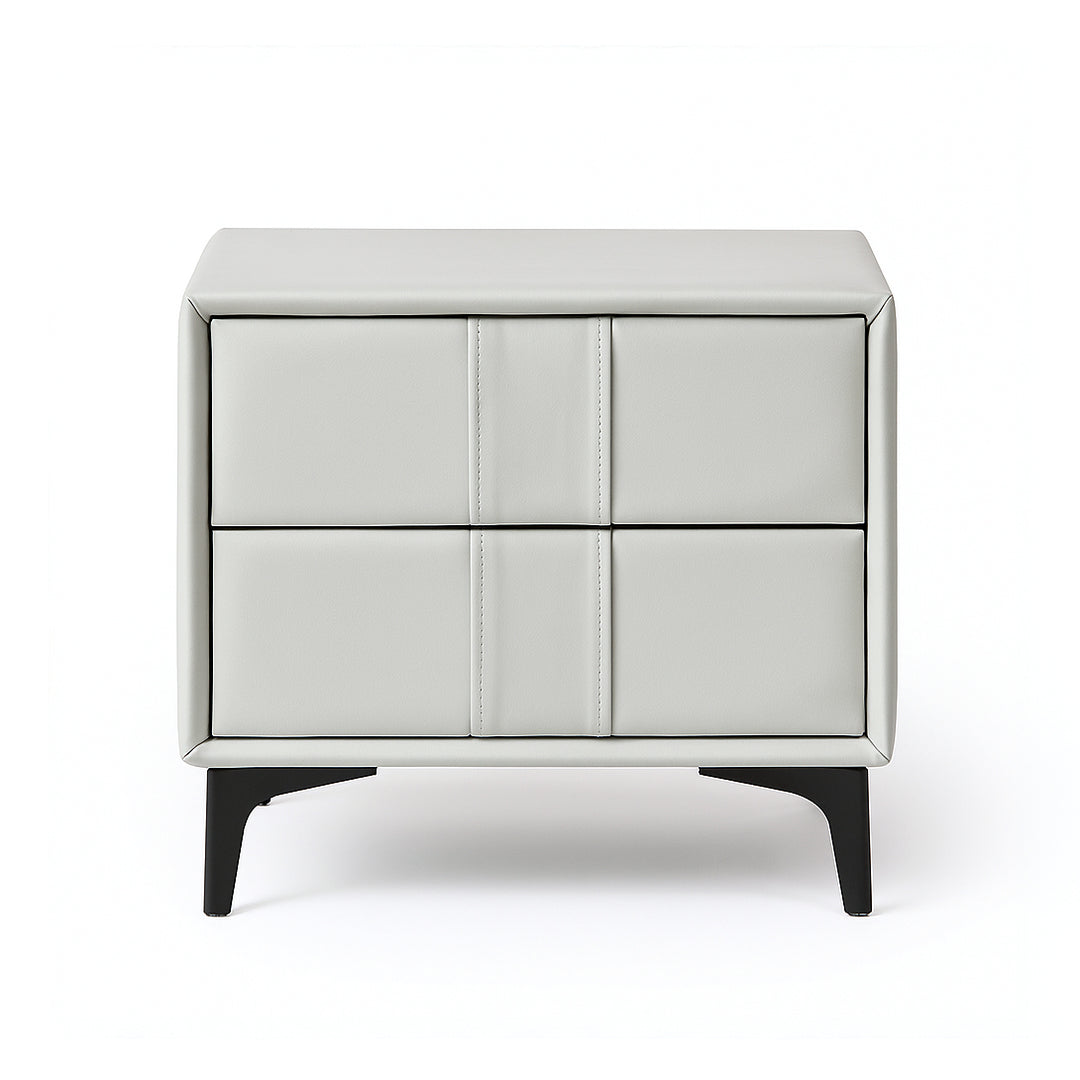 KAELEN Sleek Two-Drawer Bedside Table