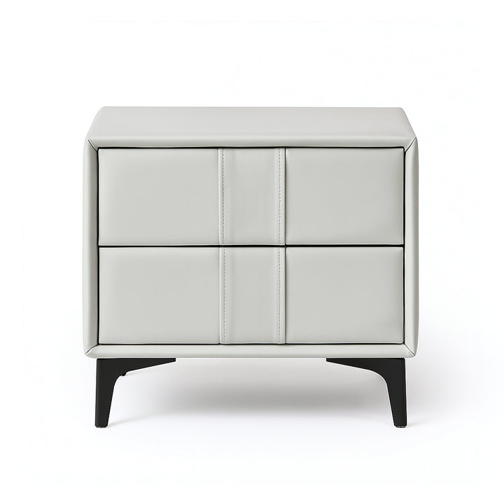 KAELEN Sleek Two-Drawer Bedside Table