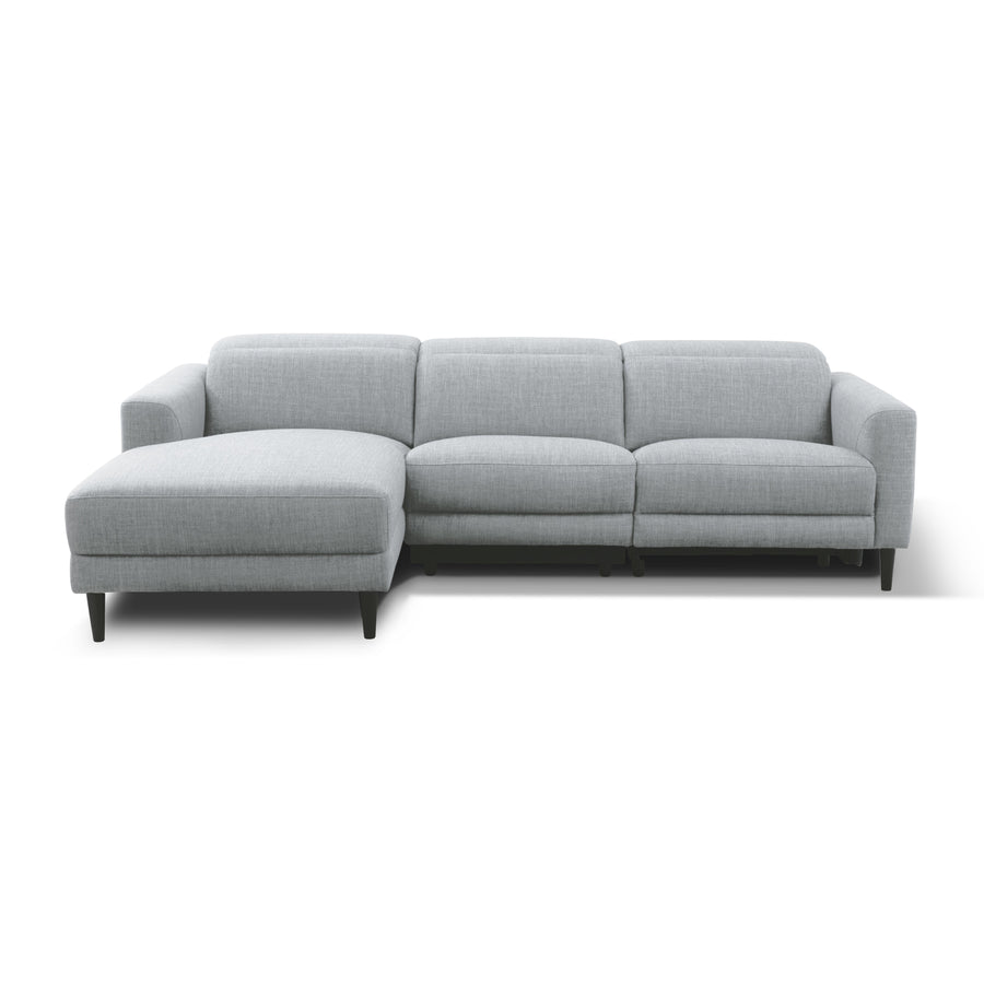 TITUS Fabric Power Motion Sectional Left