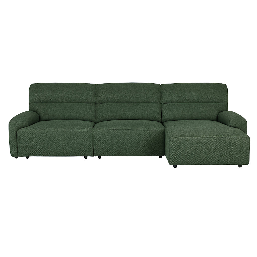 LAZARO Modern Electric Reclining Sofa Bed with Chaise