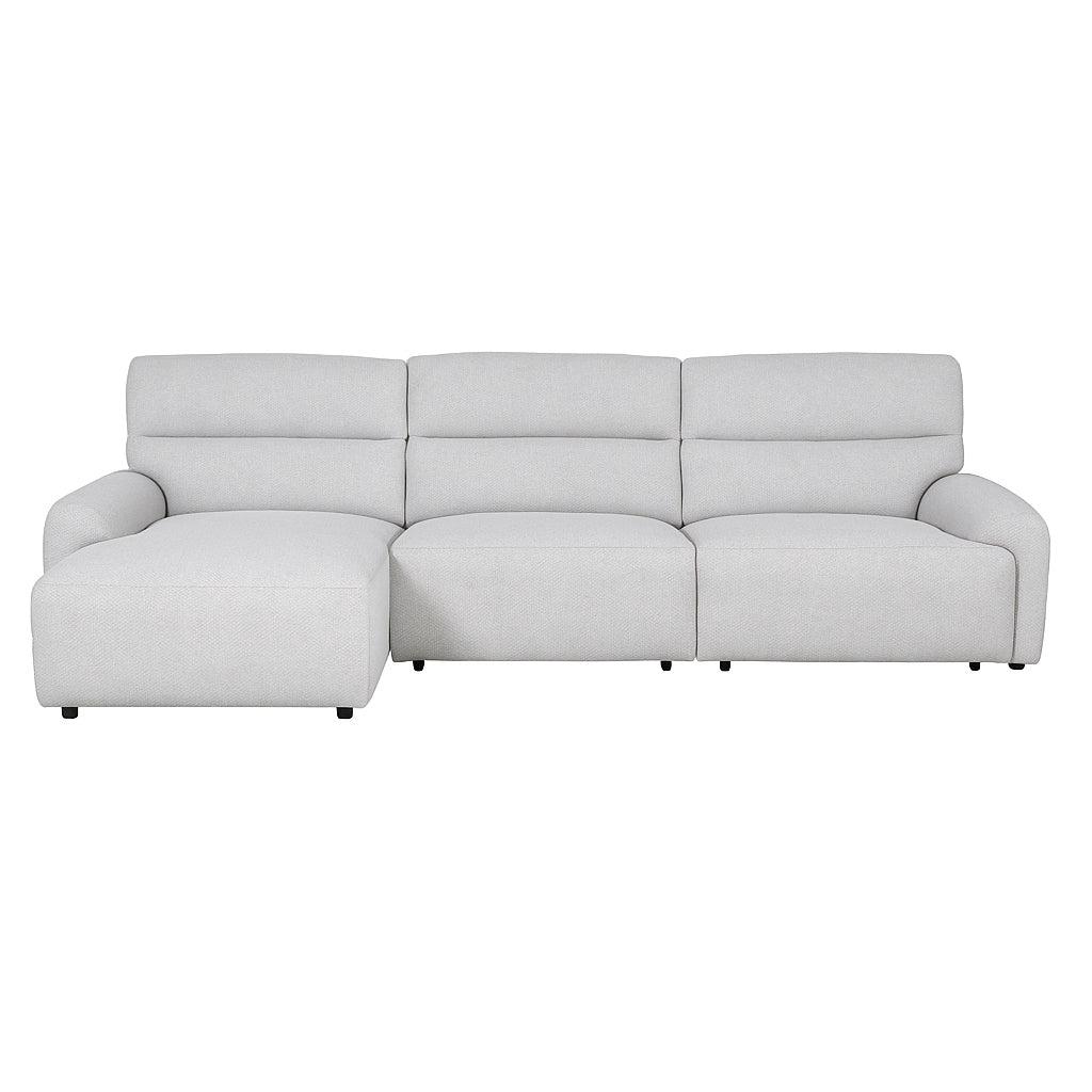 LAZARO Modern Electric Reclining Sofa Bed with Chaise
