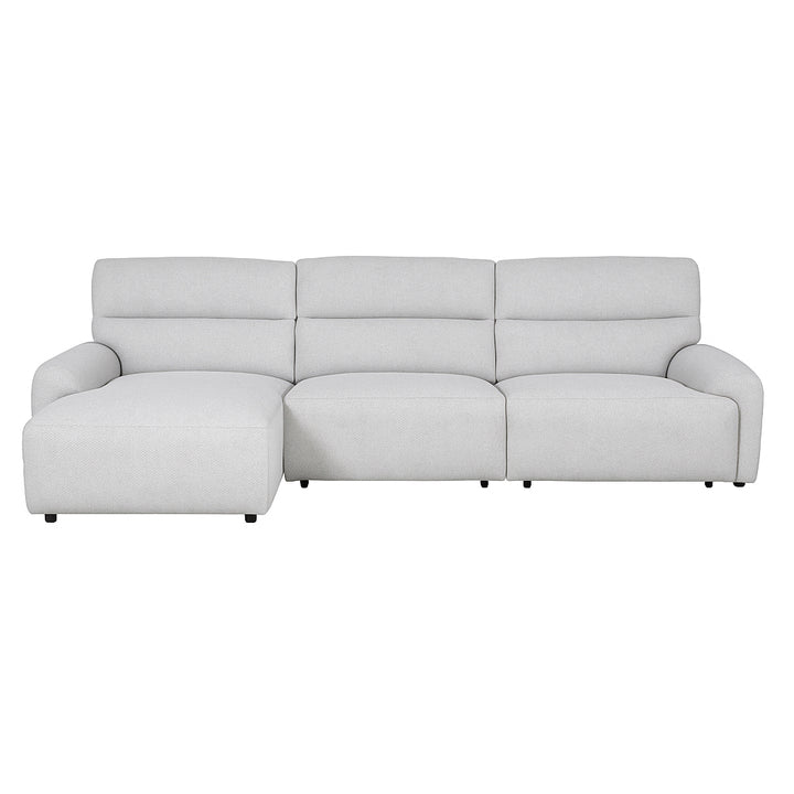 LAZARO Modern Electric Reclining Sofa Bed with Chaise