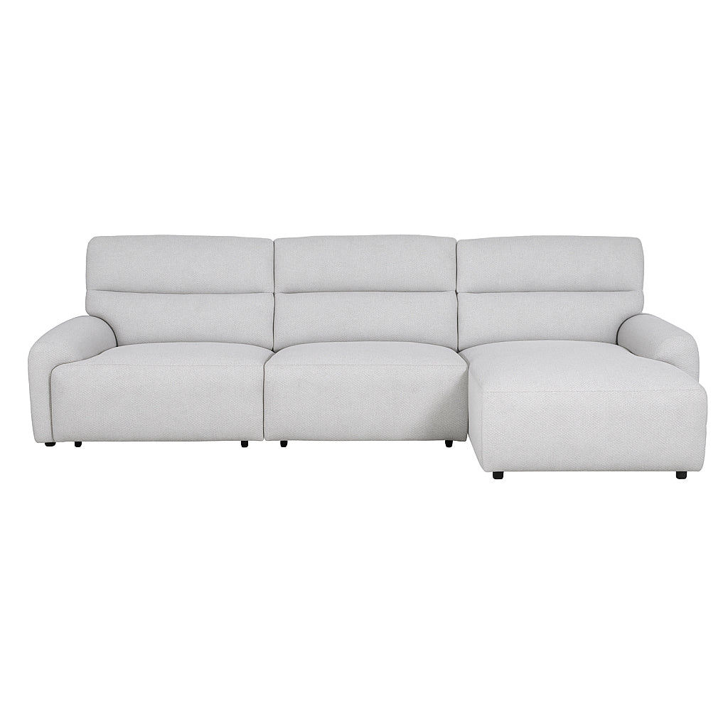 LAZARO Modern Electric Reclining Sofa Bed with Chaise