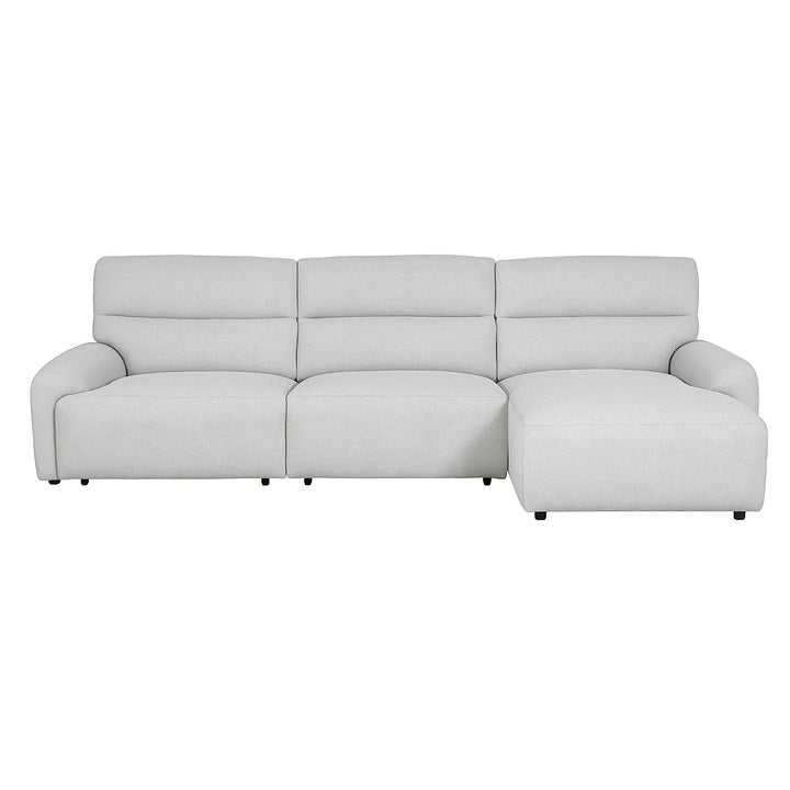 LAZARO Modern Electric Reclining Sofa Bed with Chaise