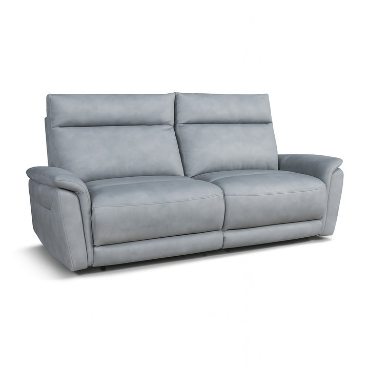 NUVIO Arctic Blue Power Motion Sofa & Recliner Chair