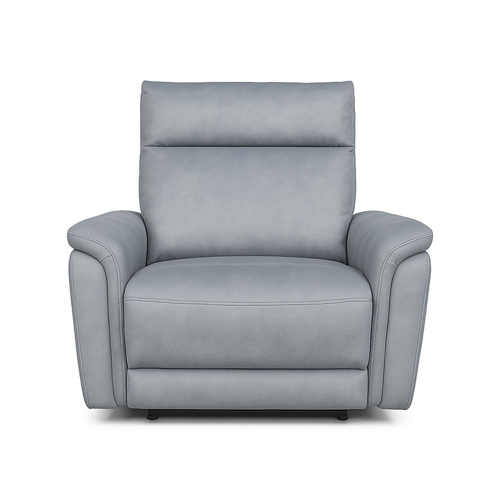 NUVIO Arctic Blue Power Motion Sofa & Recliner Chair