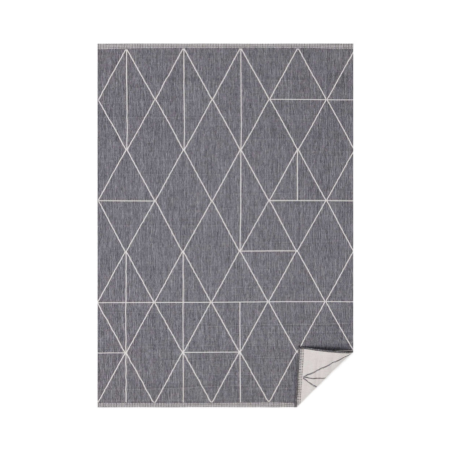 KARINA Grey, Geometric Rug