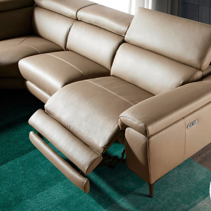 ZURICH Leather Power Motion Sectional