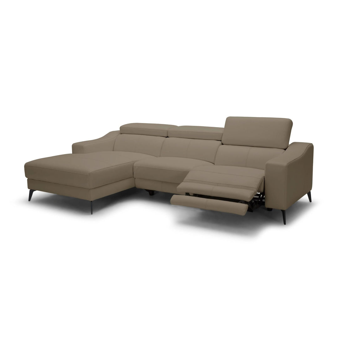 JORDAN Leather Power Motion Sectional