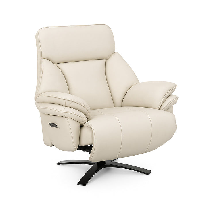 MATTEO Leather Power Recliner Accent Chair