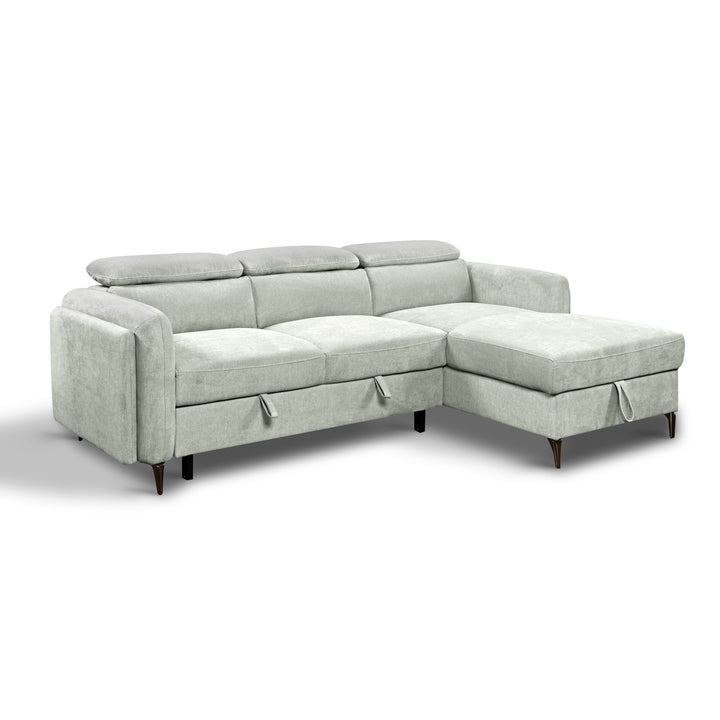 JAKE Velvet Sectional Sofa Bed