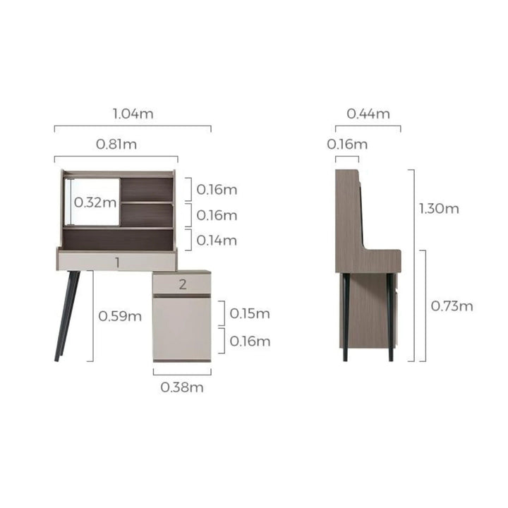 LUXE Modern Luxury Vanity Stool