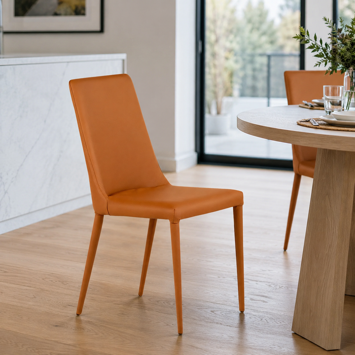 ALEO Leather Dining Chair - Bellini