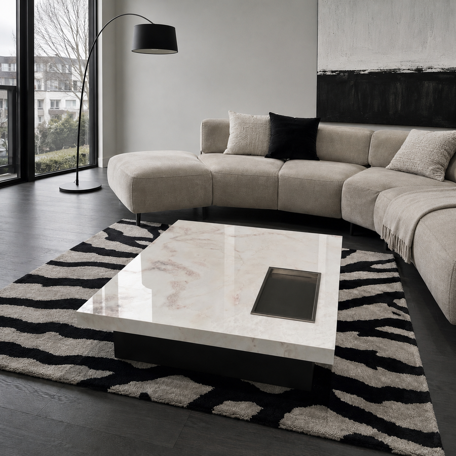 MARGO Sky White Coffee Table
