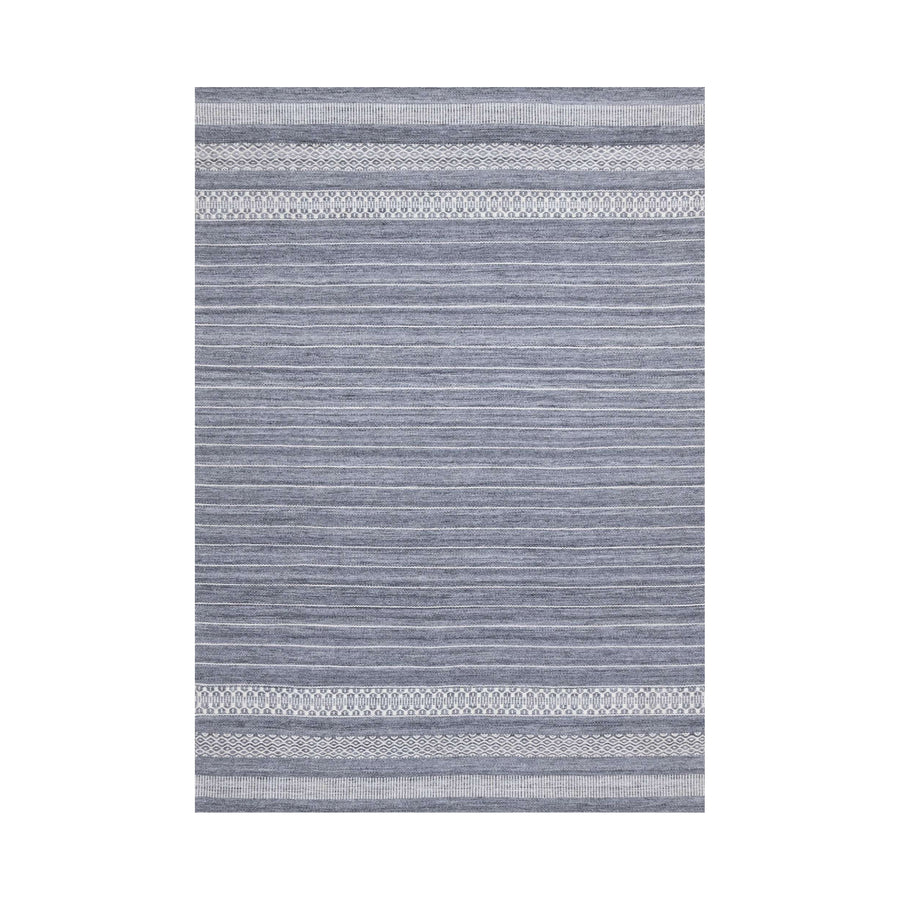 KYRA Grey White, Line Pattern Rug