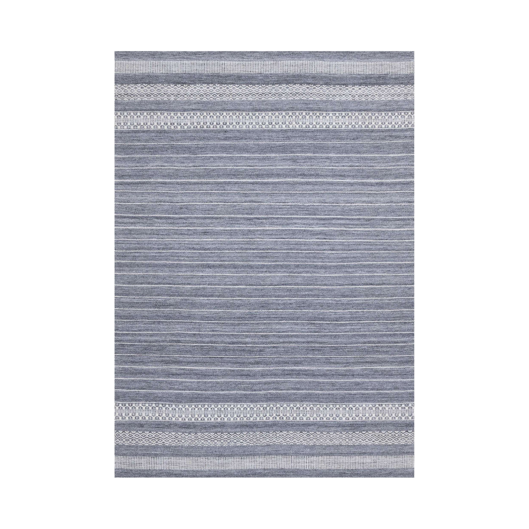 KYRA Grey White, Line Pattern Rug