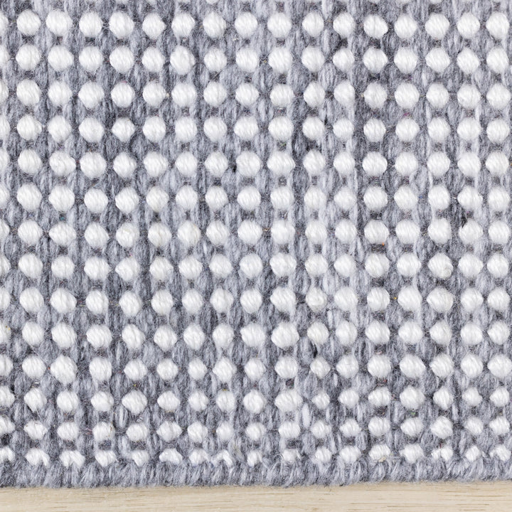 KYRA Grey White, Dotted Rug