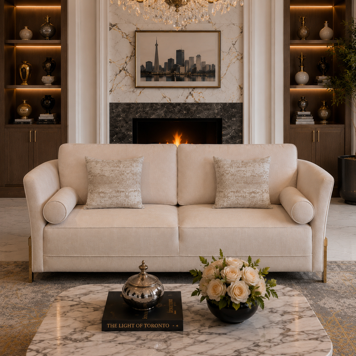 TATJANA 3 Seaters Fabric Sofa