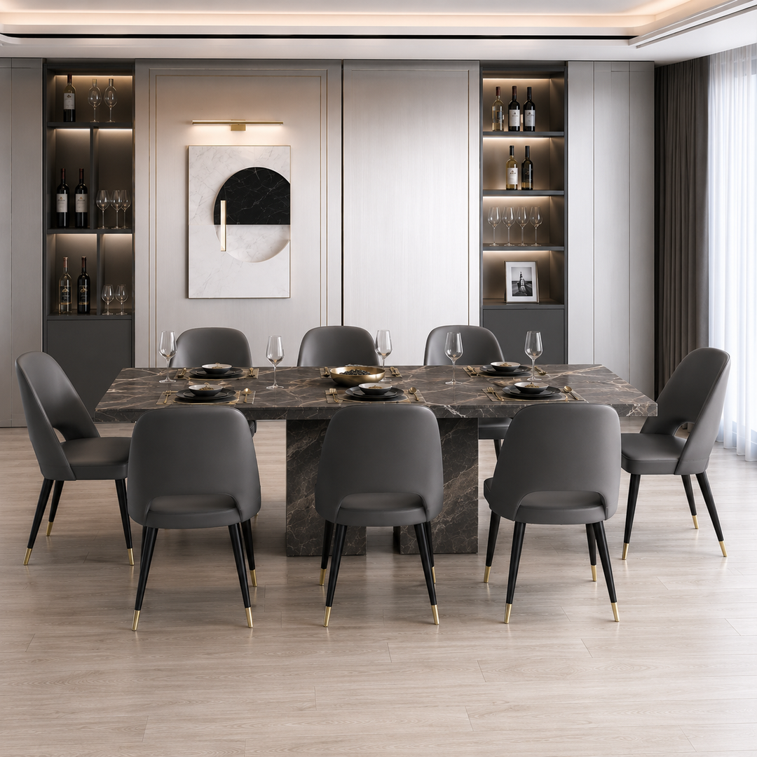CAP Full Leather Dining Chair - Bellini