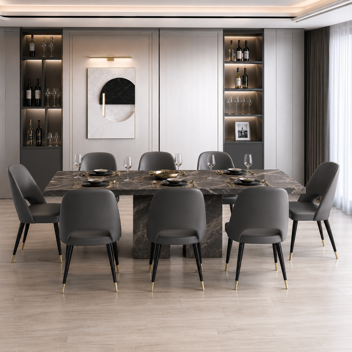 CAP Full Leather Dining Chair - Bellini