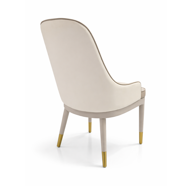 MARCELLA Two-Tone Tufted Dining Armchair
