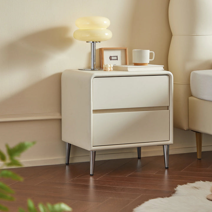 TAYSIDE Soft Sand Colored Nightstand