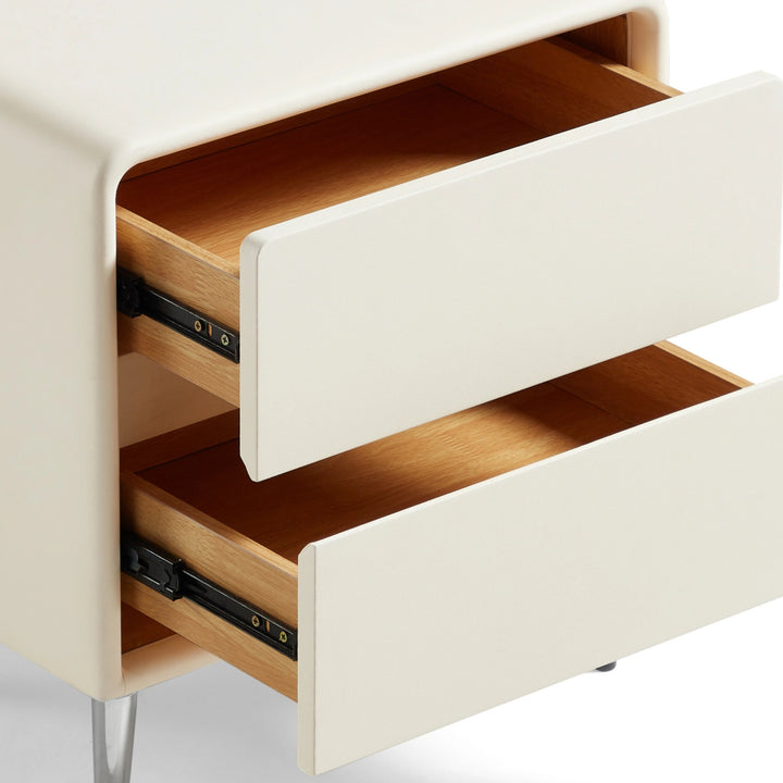 TAYSIDE Soft Sand Colored Nightstand