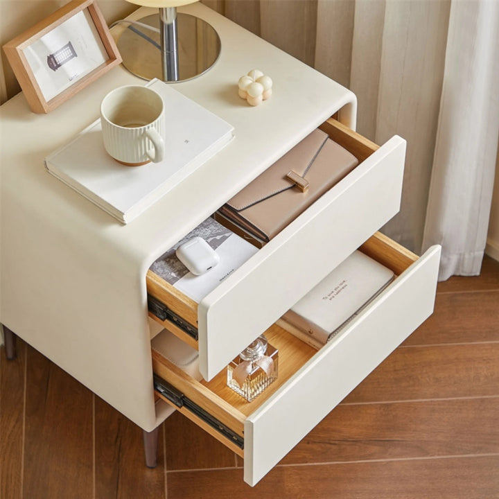 TAYSIDE Soft Sand Colored Nightstand