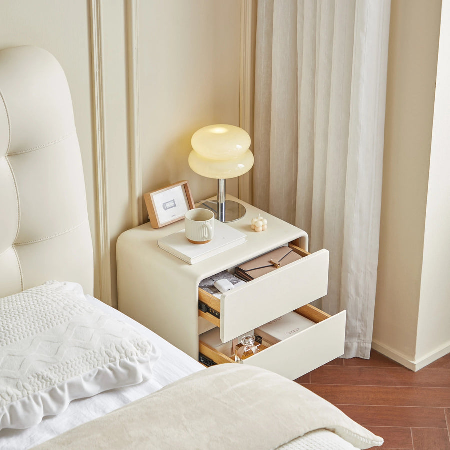 TAYSIDE Soft Sand Colored Nightstand