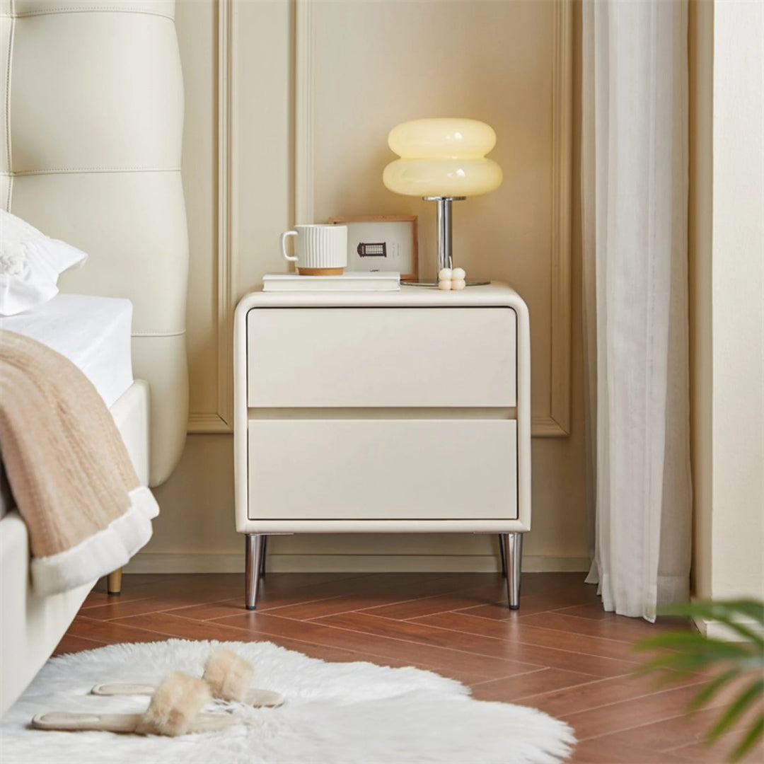 TAYSIDE Soft Sand Colored Nightstand