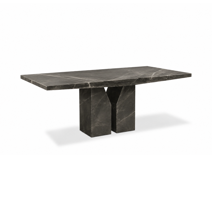 ZENITH Apuan Storm Marble Dining Table - Stone International