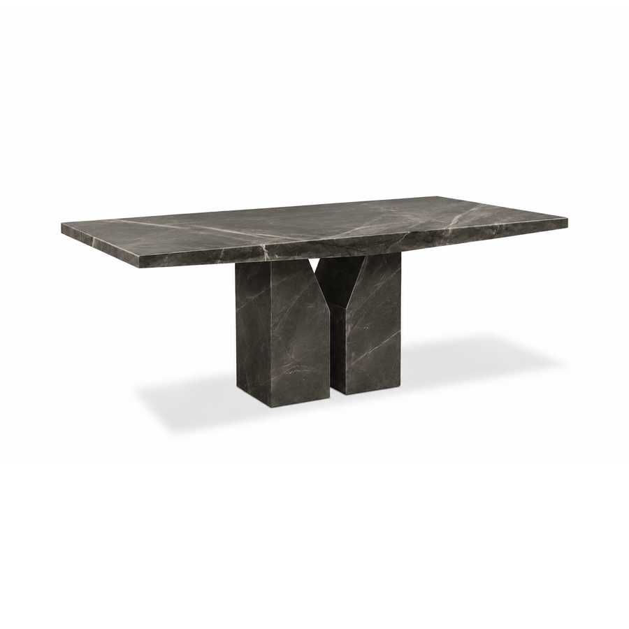 ZENITH Apuan Storm Marble Dining Table - Stone International