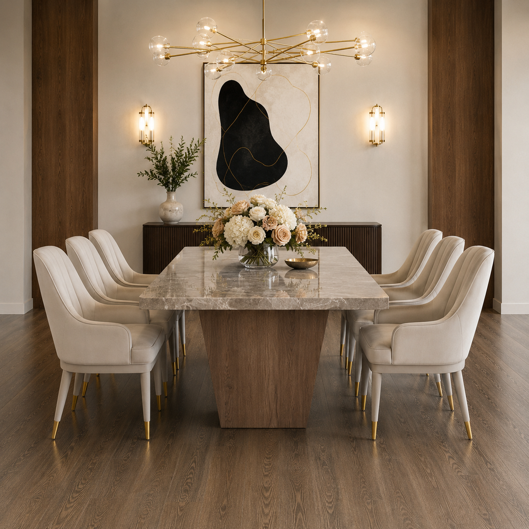 PHILIP Luxe Apuan Storm Dining Table