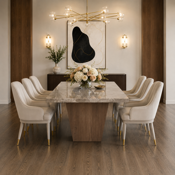 PHILIP Luxe Apuan Storm Dining Table