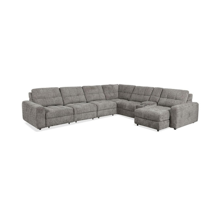 MARCUS Plush Storage Sectional Sofa Bed