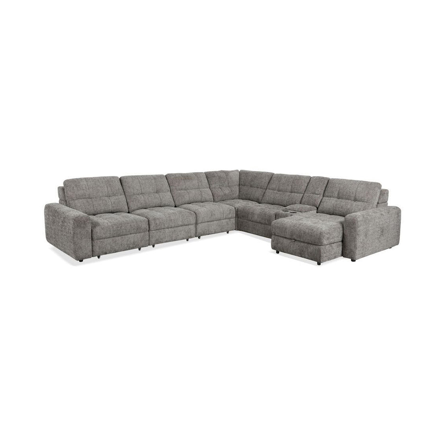 MARCUS Plush Storage Sectional Sofa Bed