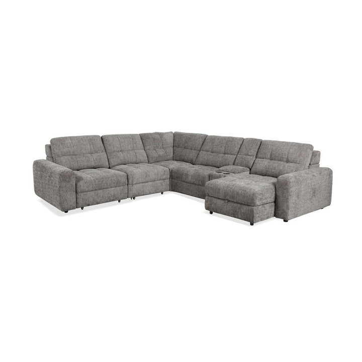MARCUS Plush Storage Sectional Sofa Bed