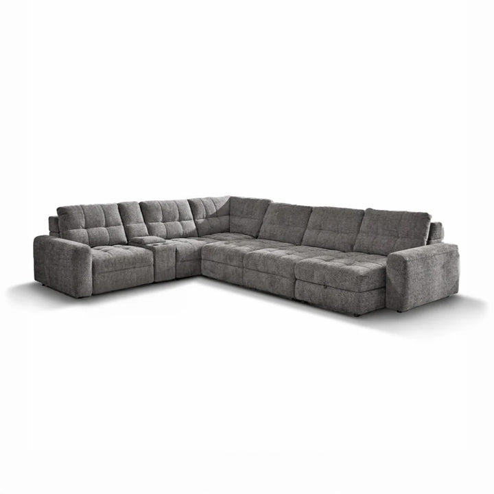 MARCUS Plush Storage Sectional Sofa Bed