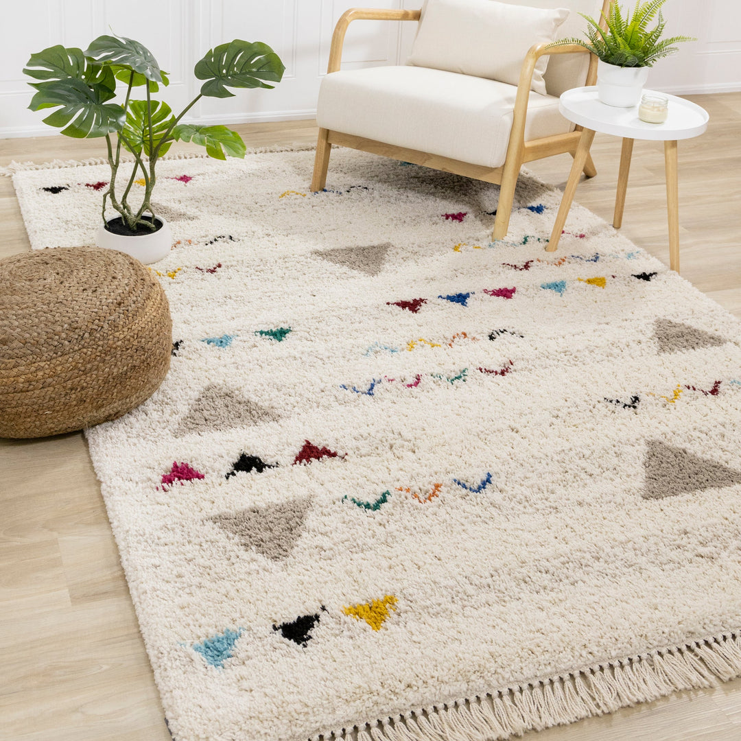 KATHERINE Multicolour Beige Rug