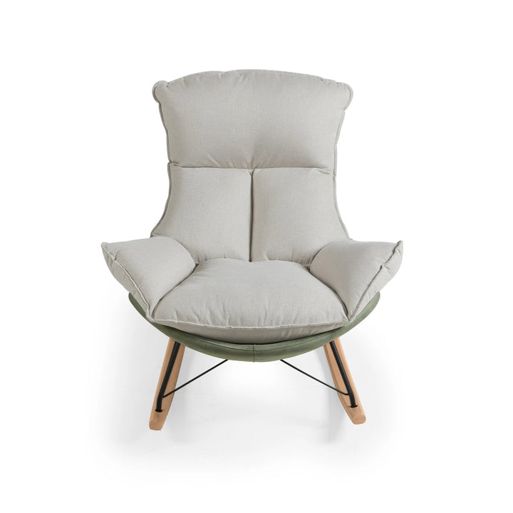 ISAIAH Red Rocking Chair