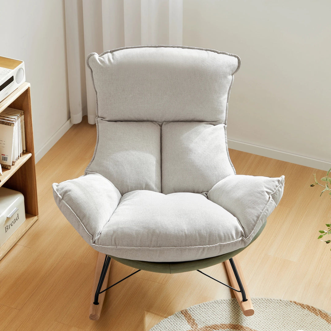 ISAIAH Red Rocking Chair