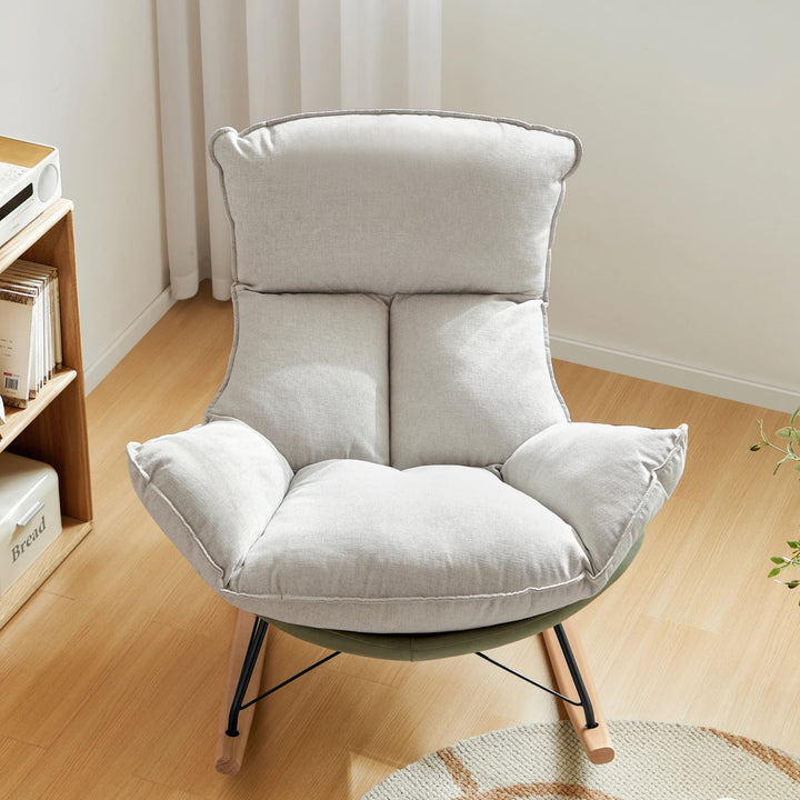 ISAIAH Red Rocking Chair