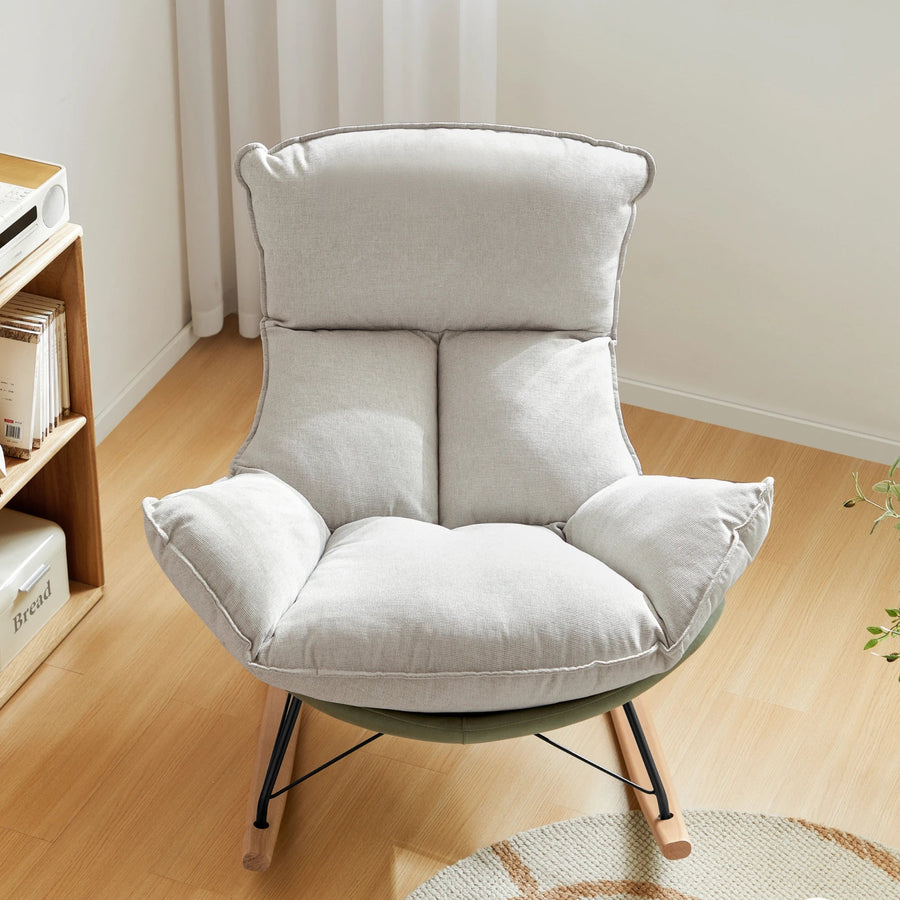 ISAIAH Red Rocking Chair