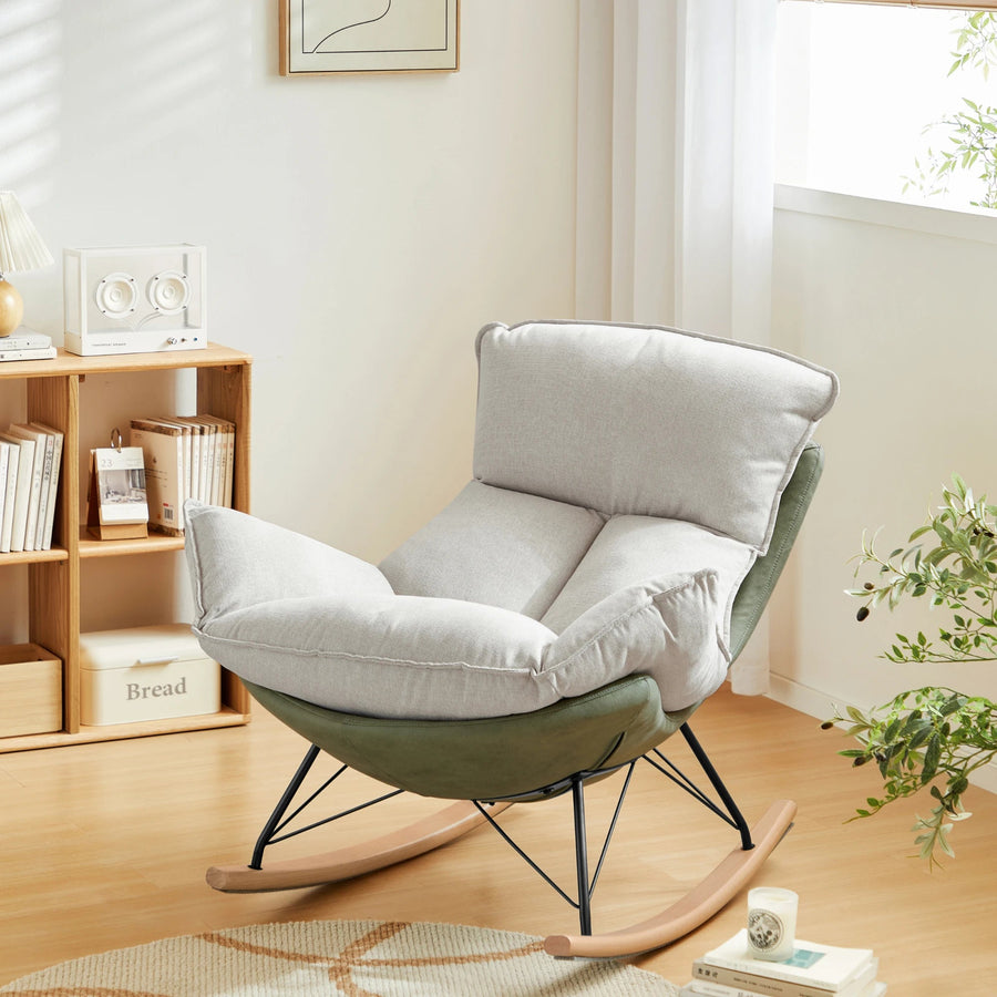 ISAIAH Red Rocking Chair