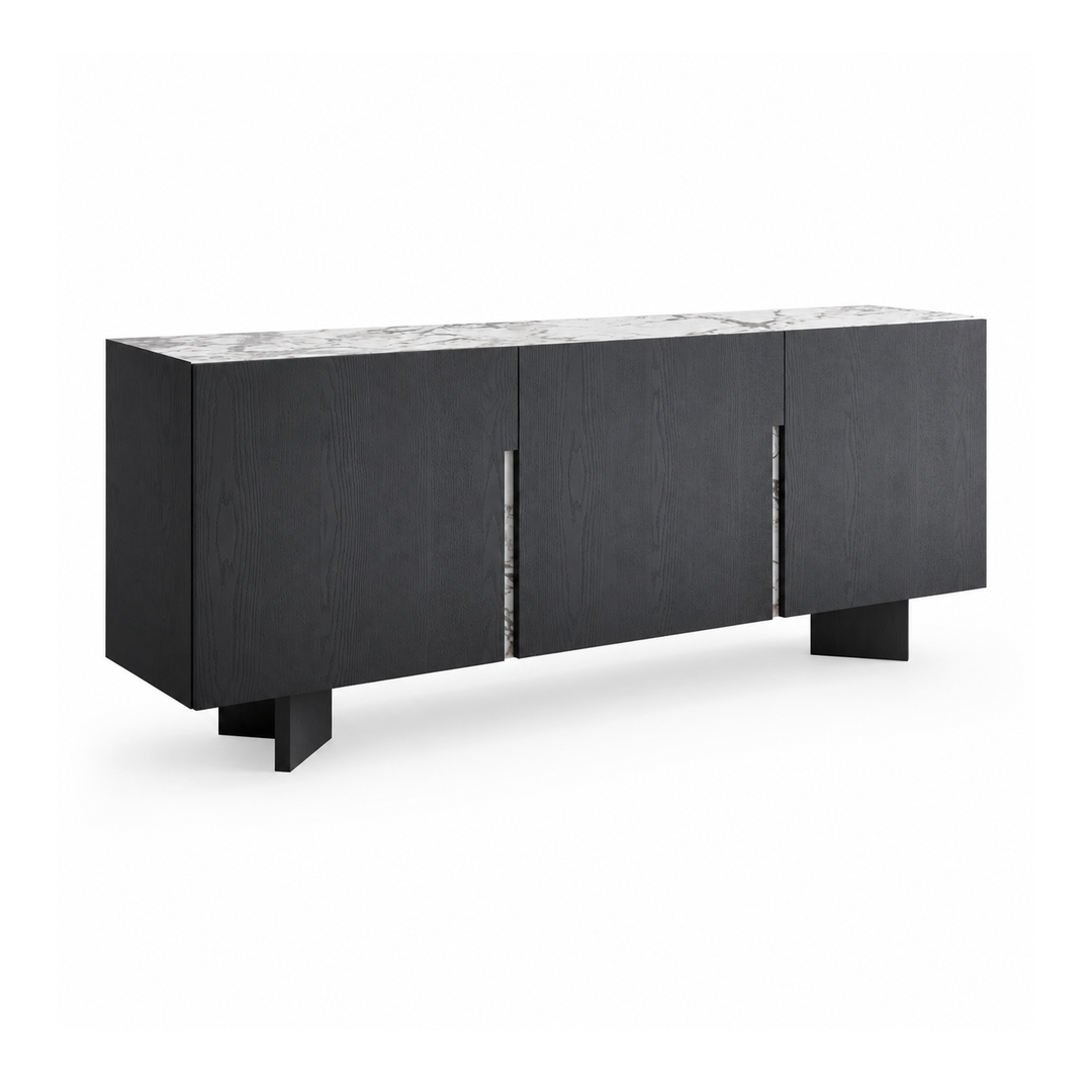FARGO 3 Doors Ceramic Sideboard - Bellini