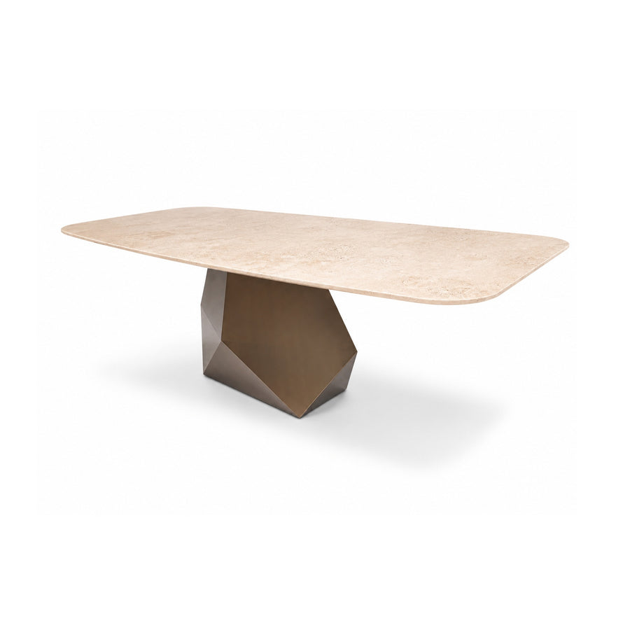 MAESTRO Tivoti Gold Marble Dining Table